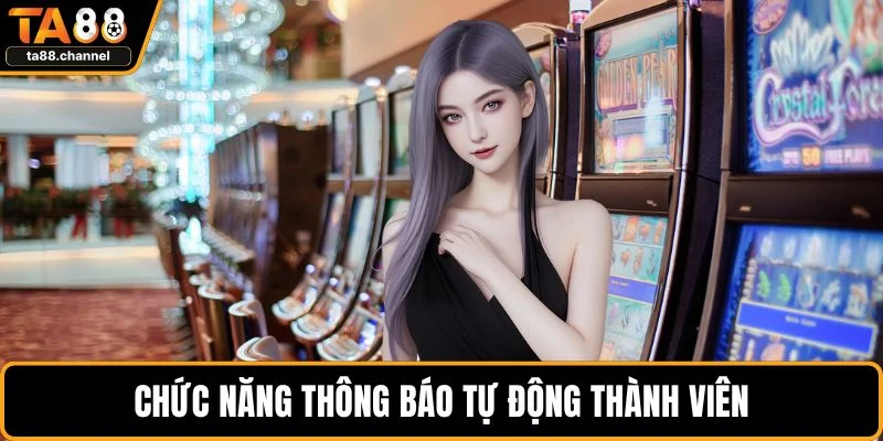 Chức năng thông báo tự động thành viên