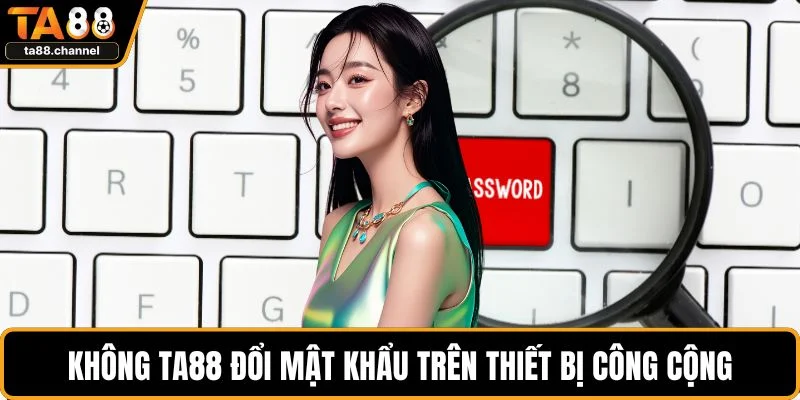 Không TA88 đổi mật khẩu trên thiết bị công cộng