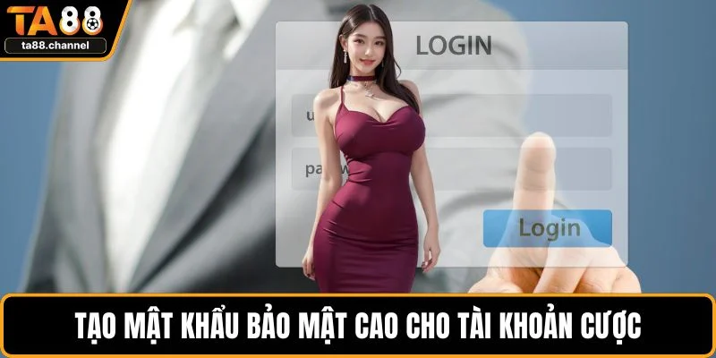 Tạo mật khẩu bảo mật cao cho tài khoản cược